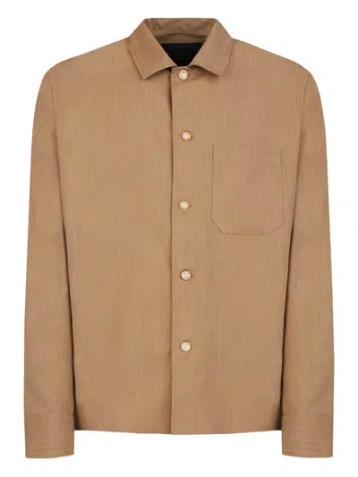 Gazzarrini X Michele Franzese Button-up Shirt In Brown
