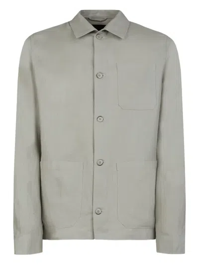 Gazzarrini X Michele Franzese Button-up Shirt In Gray