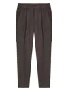Gazzarrini X Michele Franzese Cargo-pocket Tailored Trousers In Brown