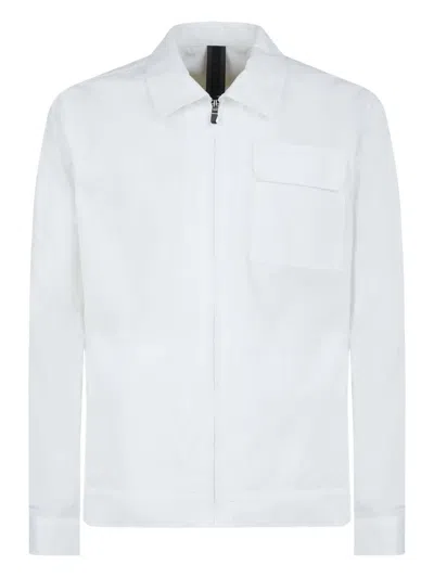 Gazzarrini X Michele Franzese Classic-collar Cotton Jacket In White