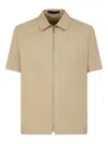 Gazzarrini X Michele Franzese Classic-collar Cotton Shirt In Brown