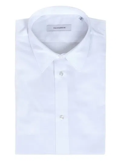Gazzarrini X Michele Franzese Classic-collar Shirt In White