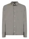 Gazzarrini X Michele Franzese Cotton Poplin Shirt In Gray