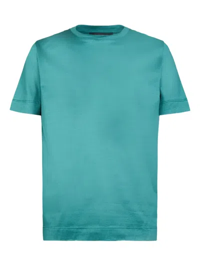 Gazzarrini X Michele Franzese Cotton T-shirt In Green