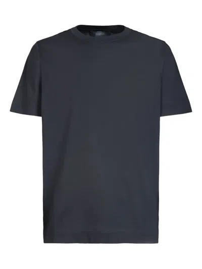 Gazzarrini X Michele Franzese Cotton T-shirt In Blue