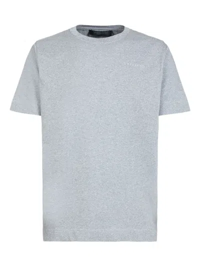 Gazzarrini X Michele Franzese Cotton T-shirt In Gray