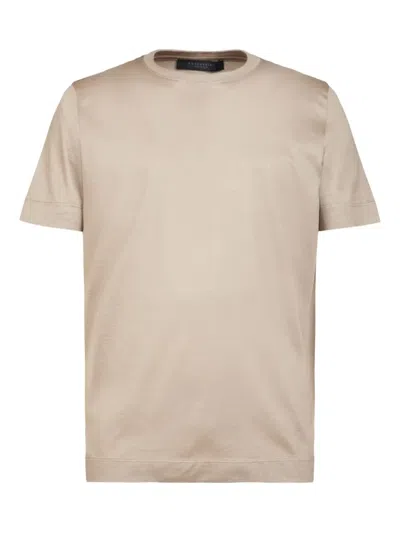 Gazzarrini X Michele Franzese Crew-neck T-shirt In Gray