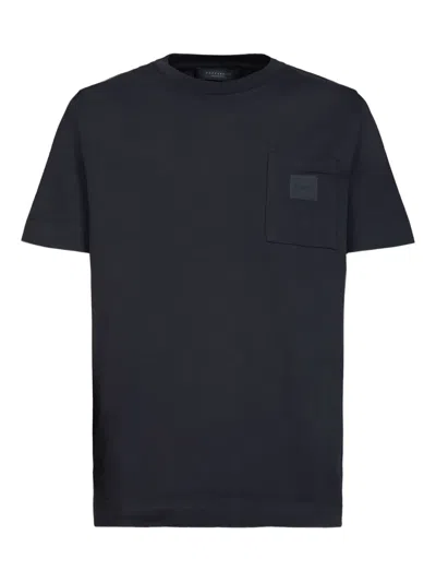 Gazzarrini X Michele Franzese Crew-neck T-shirt In Black