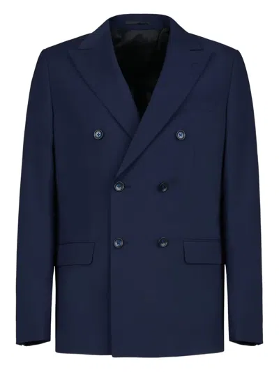 Gazzarrini X Michele Franzese Double-breasted Blazer In Blue