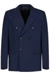 Gazzarrini X Michele Franzese Double-breasted Blazer In Black