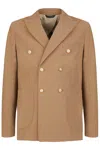 Gazzarrini X Michele Franzese Double-breasted Blazer In Brown