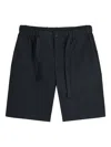 Gazzarrini X Michele Franzese Drawstring-waist Cotton Shorts In Black