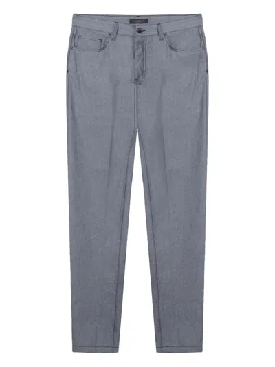 Gazzarrini X Michele Franzese Five-pocket Trousers In Gray