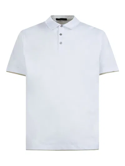 Gazzarrini X Michele Franzese Layered Polo Shirt In White