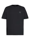 Gazzarrini X Michele Franzese Logo-patch Cotton T-shirt In Black