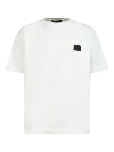 Gazzarrini X Michele Franzese Logo-patch T-shirt In White