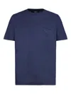 Gazzarrini X Michele Franzese Logo-print Cotton T-shirt In Blue