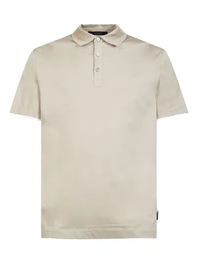 Gazzarrini X Michele Franzese Logo-tag Polo Shirt In Neutral