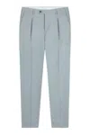 Gazzarrini X Michele Franzese Pleated Tailored Trousers In Gray