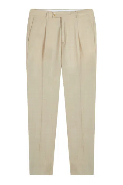 Gazzarrini X Michele Franzese Londra Trousers In Beige