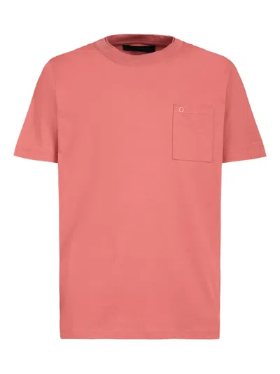 Gazzarrini X Michele Franzese Patch-pocket T-shirt In Pink