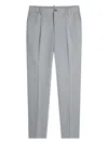 Gazzarrini X Michele Franzese Pleat-detail Chino Trousers In Gray