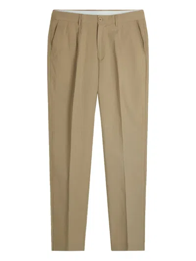 Gazzarrini X Michele Franzese Pleated Tailored Trousers In Neutral