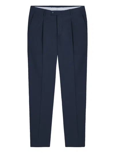 Gazzarrini X Michele Franzese Pleated Trousers In Blue