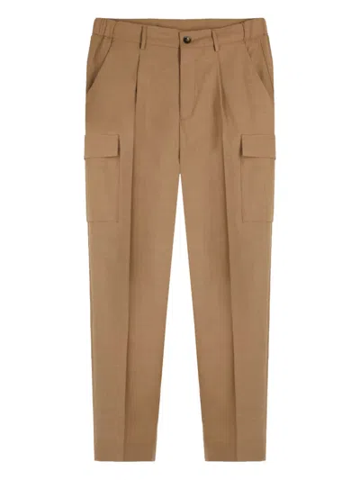Gazzarrini X Michele Franzese Pleated Trousers In Brown