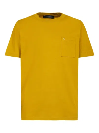 Gazzarrini X Michele Franzese Pocket-detail T-shirt In Orange