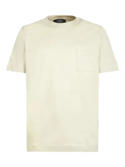 Gazzarrini X Michele Franzese Pocket-detail T-shirt In Yellow