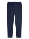 Gazzarrini X Michele Franzese Pressed-crease Trousers In Blue