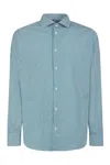 Gazzarrini X Michele Franzese Striped Button-up Shirt In Blue