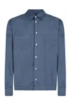 Gazzarrini X Michele Franzese Cotton Shirt In Blue