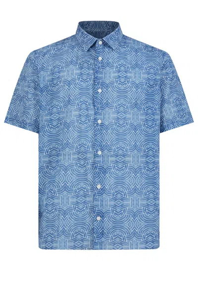 Gazzarrini X Michele Franzese Shirt In Blue