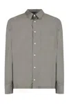 Gazzarrini X Michele Franzese Cotton Poplin Shirt In Gray