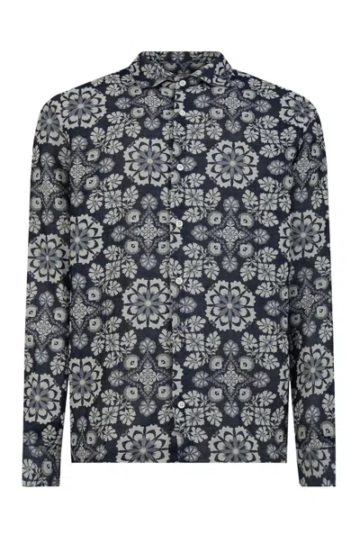 Gazzarrini X Michele Franzese Shirts In Blue