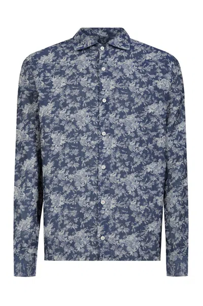 Gazzarrini X Michele Franzese Shirts In Blue