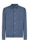 Gazzarrini X Michele Franzese Cotton Shirt In Blue
