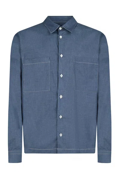 Gazzarrini X Michele Franzese Shirts In Blue