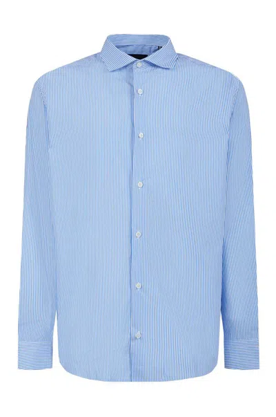 Gazzarrini X Michele Franzese Shirts In Clear Blue