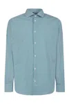 Gazzarrini X Michele Franzese Striped Button-up Shirt In Blue