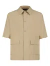 Gazzarrini X Michele Franzese Short-sleeved Cotton Shirt In Gold