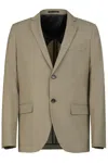 Gazzarrini X Michele Franzese Single-breasted Blazer Suit In Green