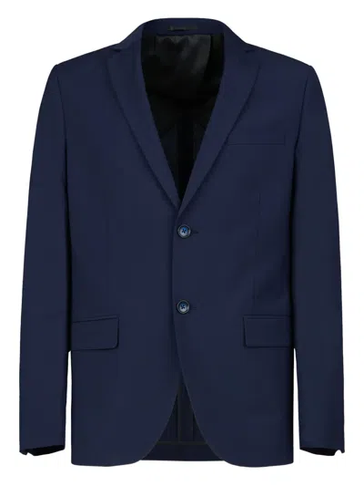 Gazzarrini X Michele Franzese Single-breasted Tailored Blazer In Blue