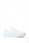 Gazzarrini X Michele Franzese Smooth Leather Low-top Sneakers With Rubber Sole In White