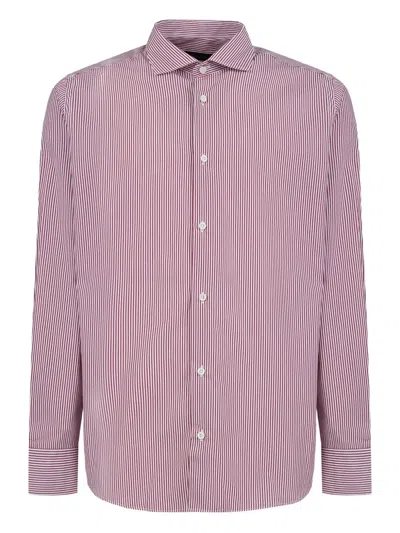 Gazzarrini X Michele Franzese Striped Button-up Shirt In Pink