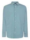 Gazzarrini X Michele Franzese Striped Button-up Shirt In Blue