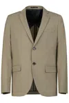 Gazzarrini X Michele Franzese Single-breasted Blazer Suit In Neutral