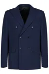 Gazzarrini X Michele Franzese Double-breasted Blazer In Blue